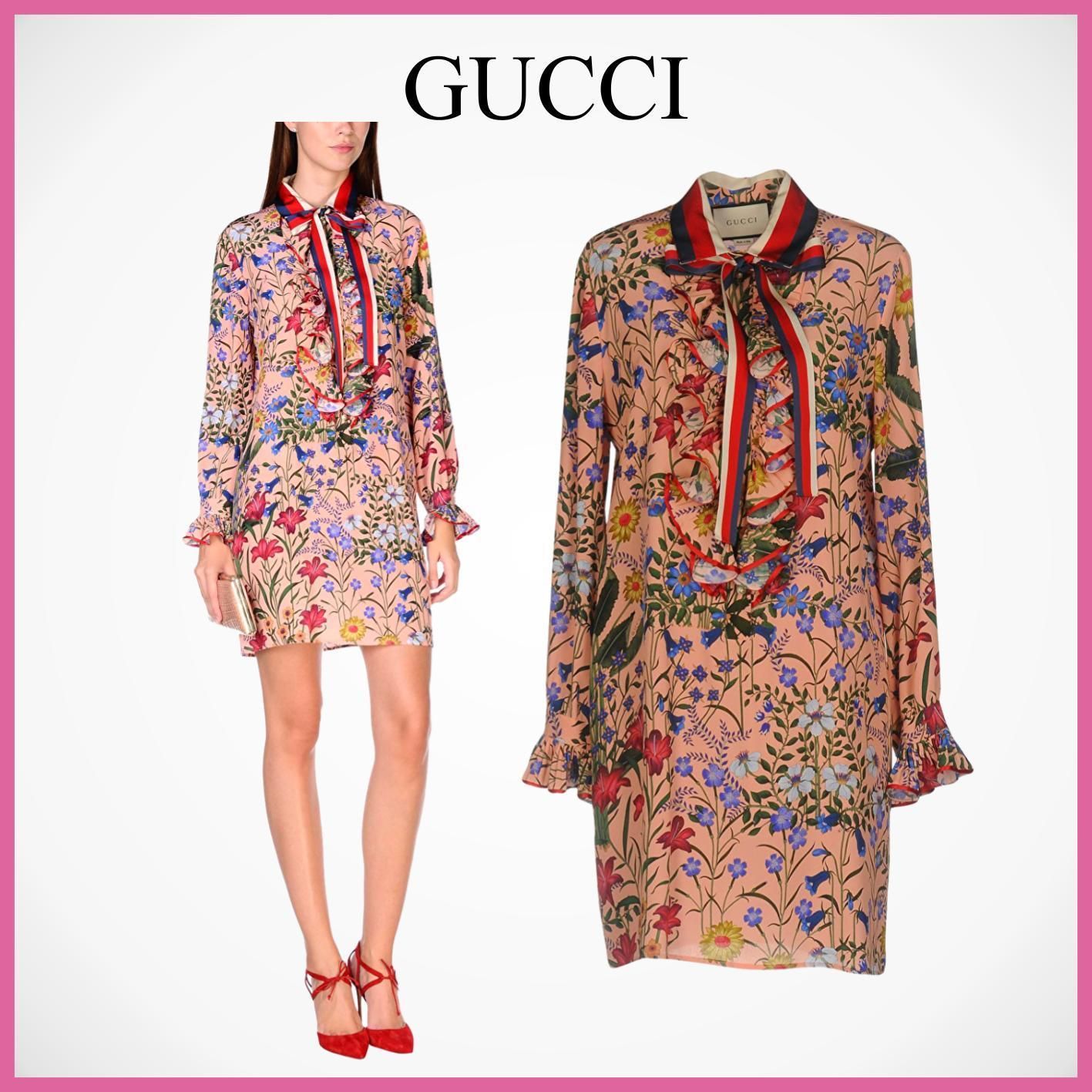 グッチ GUCCI 美ライン 40万 フリルワンピース