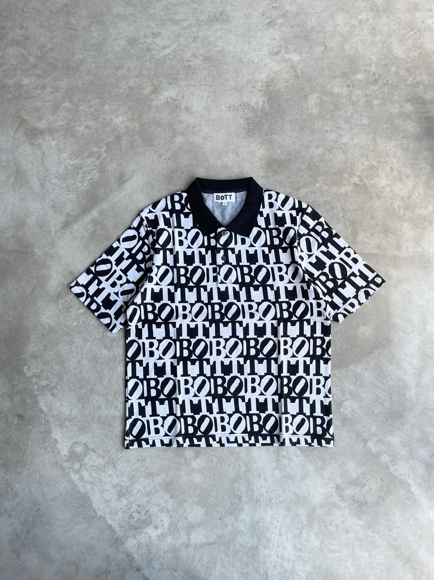 BoTT Square Logo S/SL Jacquard Polo トップス シャツ www