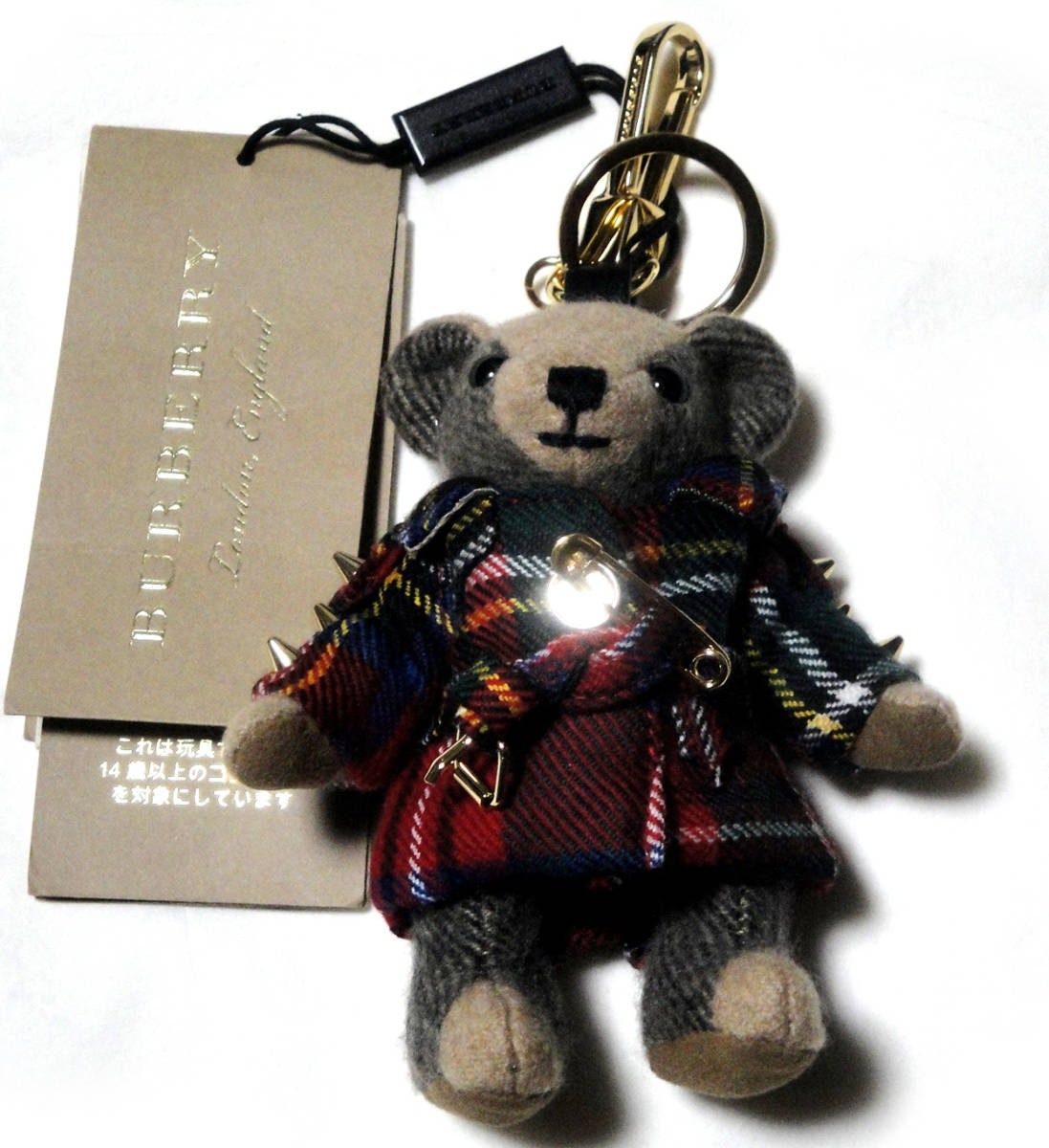 ハックニー BURBERRY チャーム キーホルダー キーリング アクセサリー