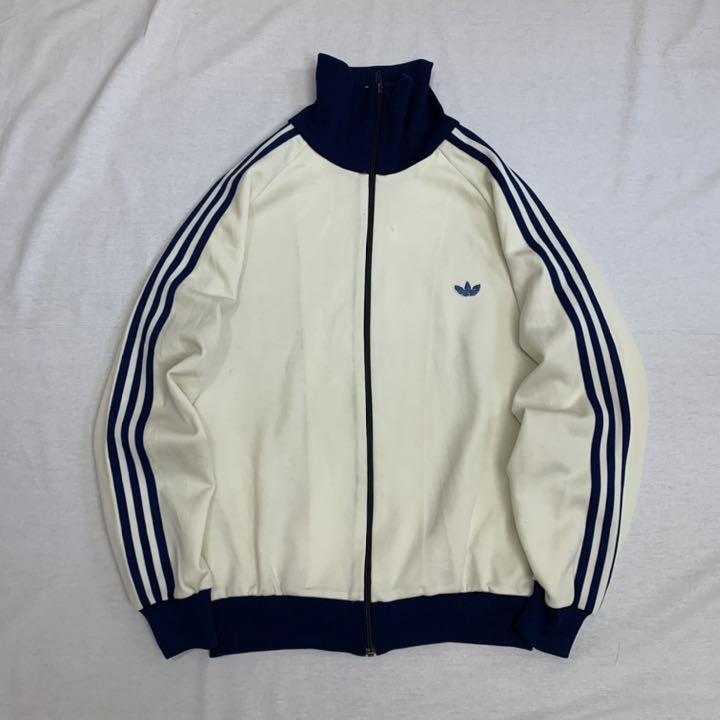 売れ筋新商品 7号 70s adidas トラックジャケット ネイビー gefert.com.br